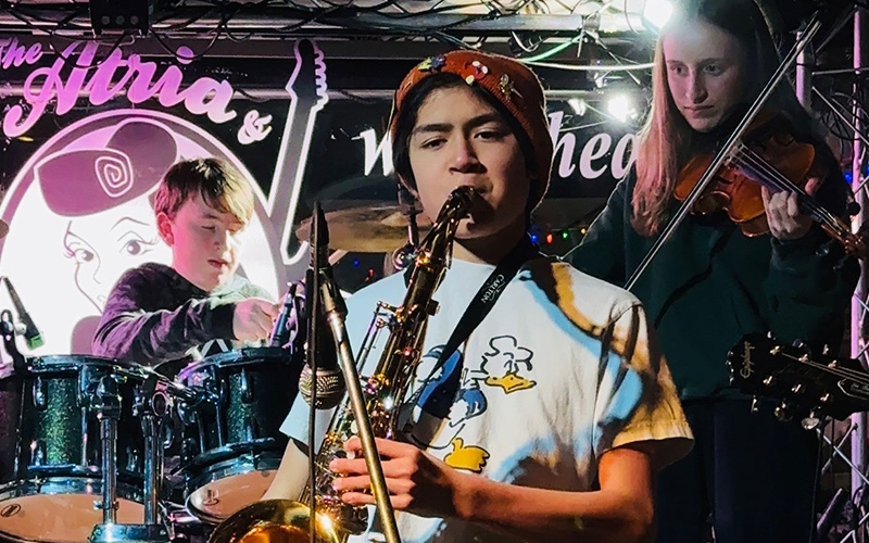 Wep band playing at Whitby Ribfest 2026
